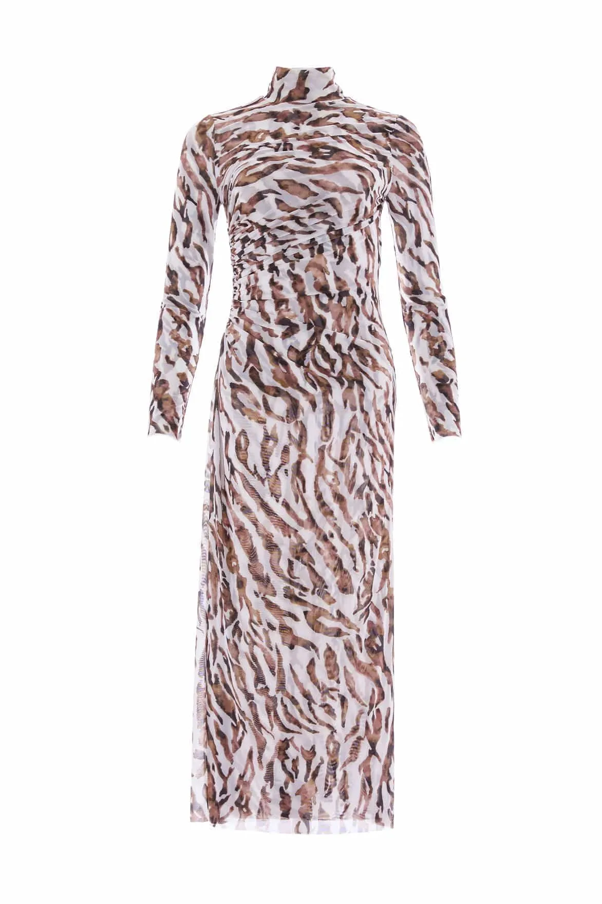 #1 Best Seller: Zebra Turtleneck Ankle Gown NEEDLE THREAD  Limited Availability!