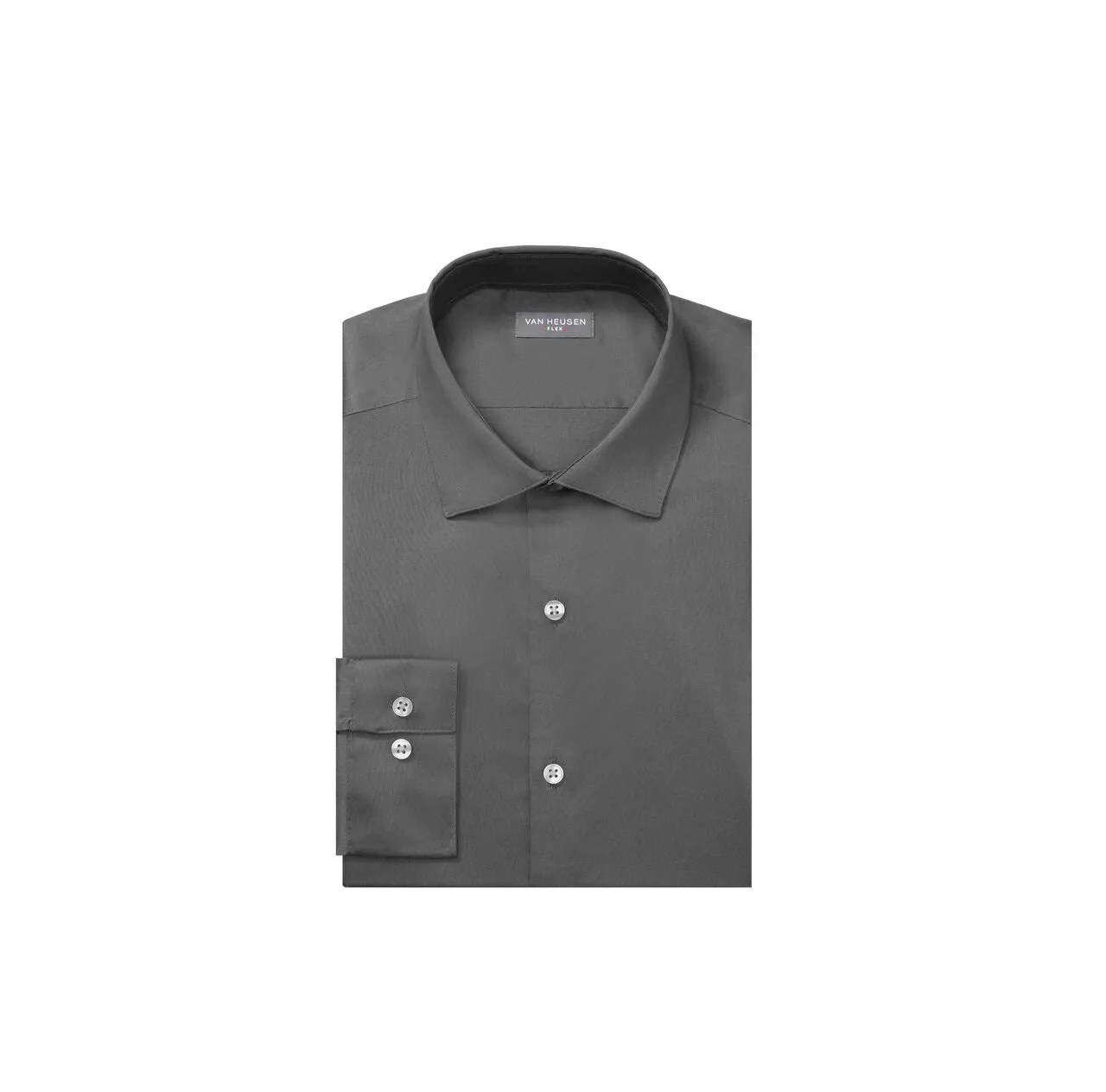Affordable Luxury Van Heusen Regular Fit Ultra Wrinkle Free Stretch FLEX Solid  Limited Stock!