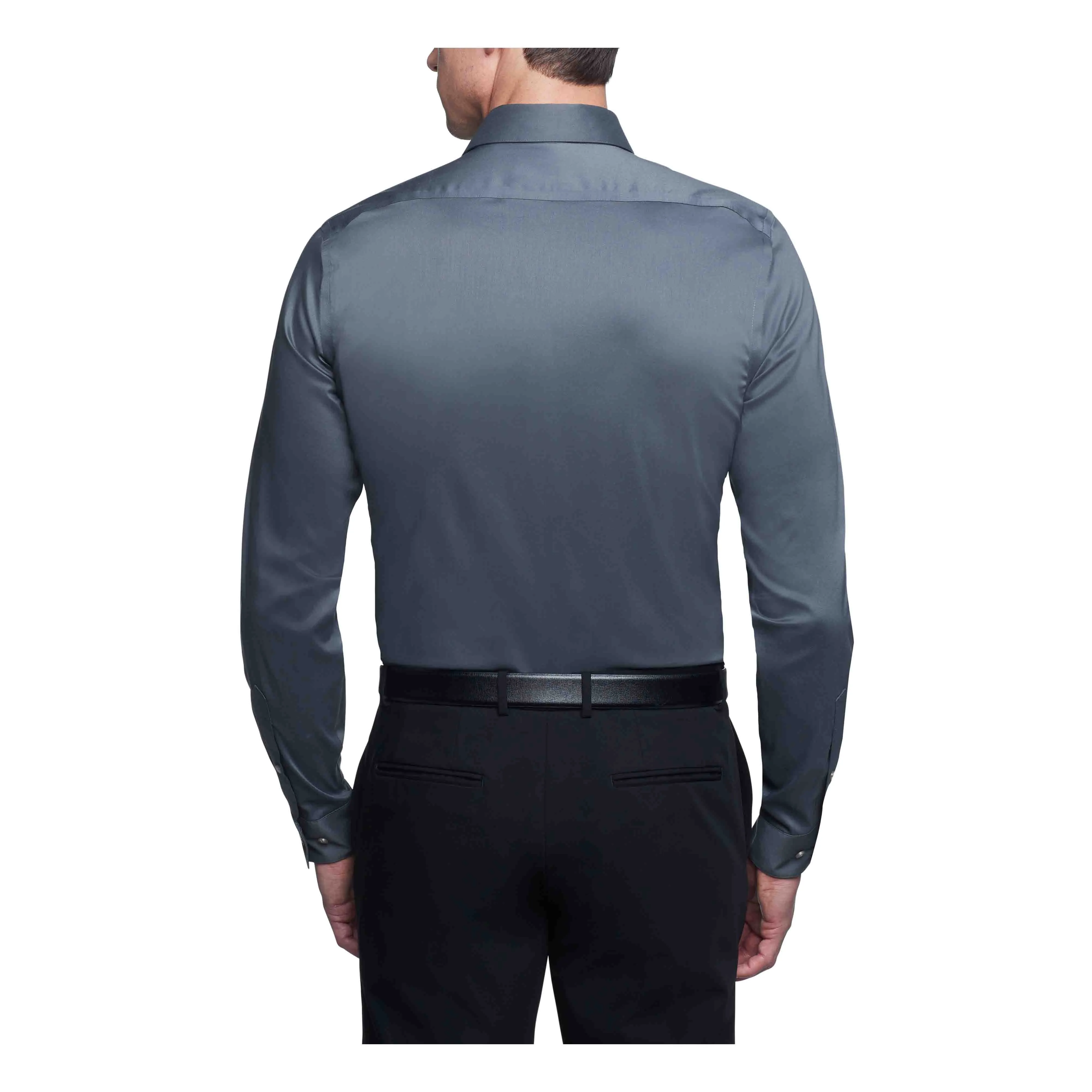 Affordable Luxury Van Heusen Regular Fit Ultra Wrinkle Free Stretch FLEX Solid  Limited Stock!