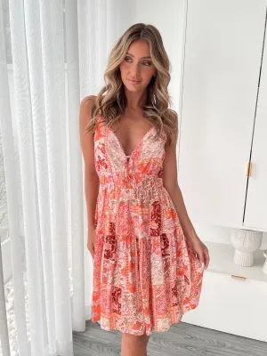 Amarize Dress - Pink Print