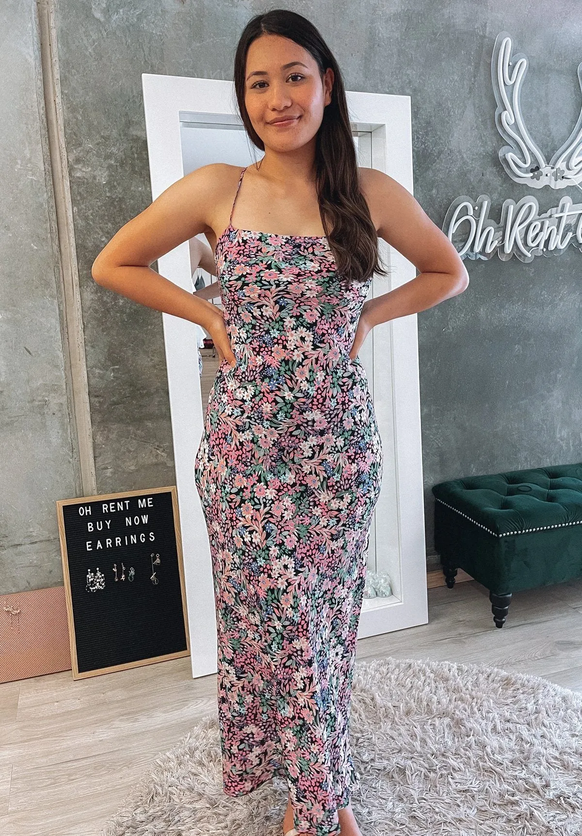 Anais Lace Up Midi
