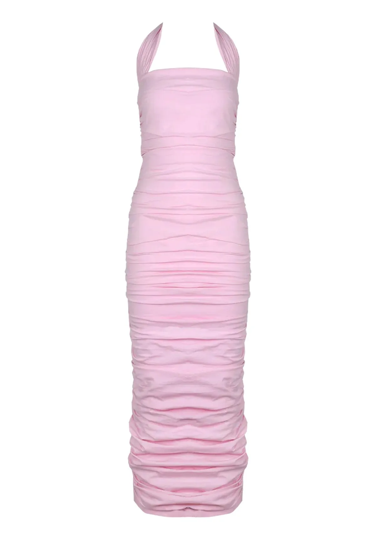 Ariel Halter Dress - Carnation