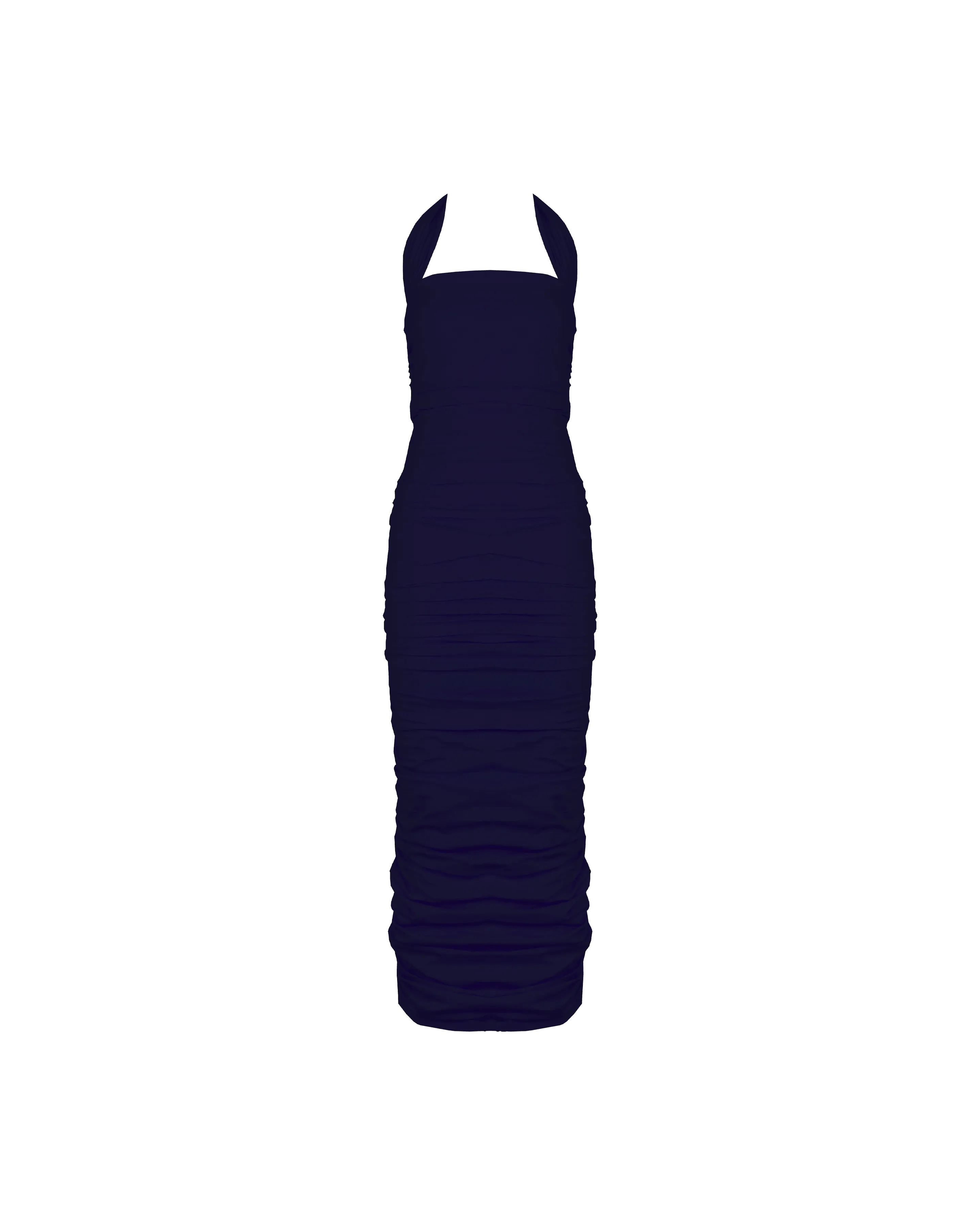 Ariel Halter Dress - Navy