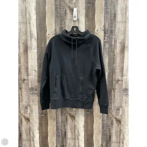 Athletic Sweatshirt Collar By Nike In Black, Size: S