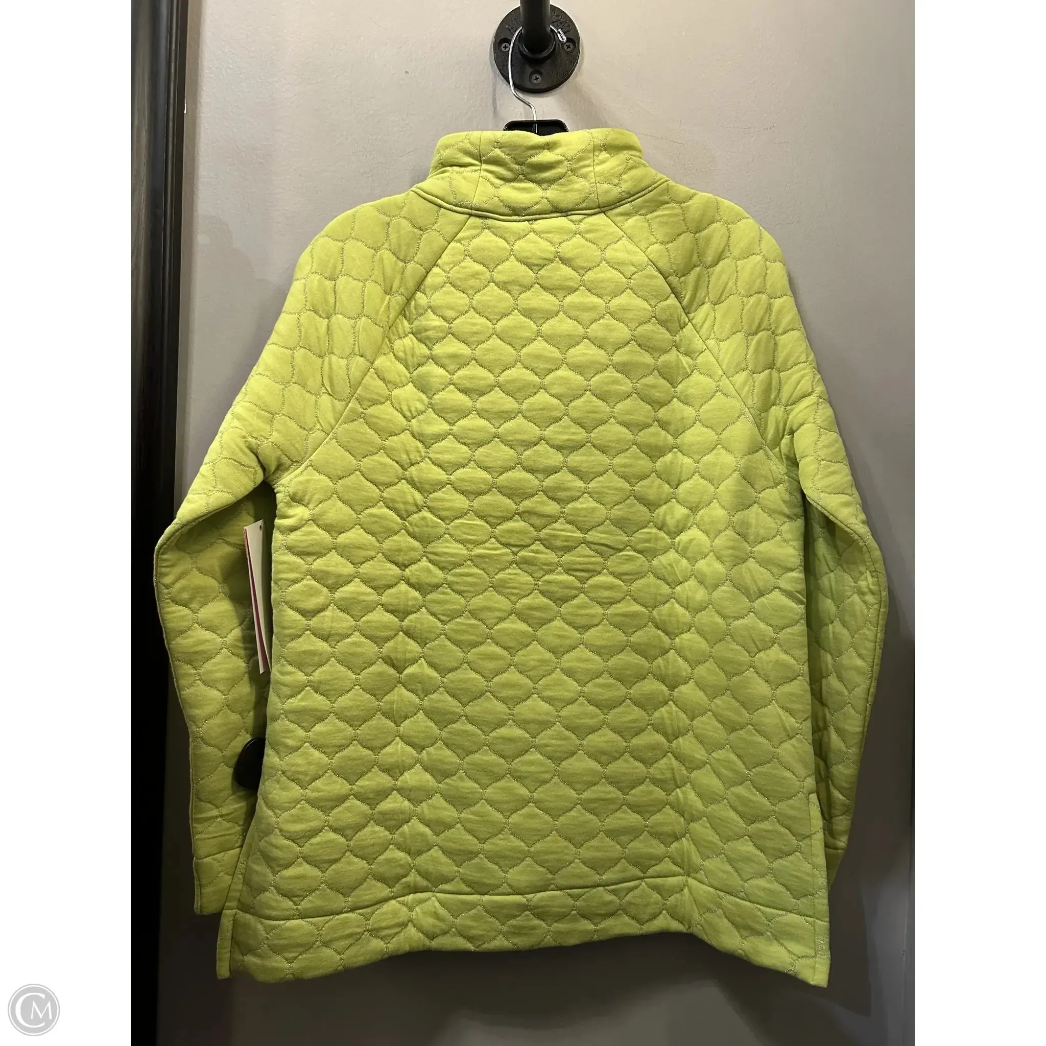 Athletic Sweatshirt Collar By Talbots In Green, Size: Mp