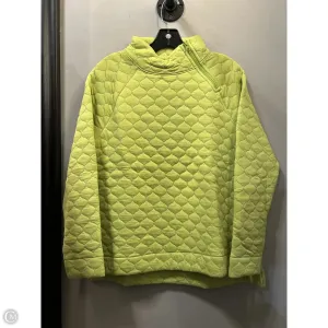 Athletic Sweatshirt Collar By Talbots In Green, Size: Mp