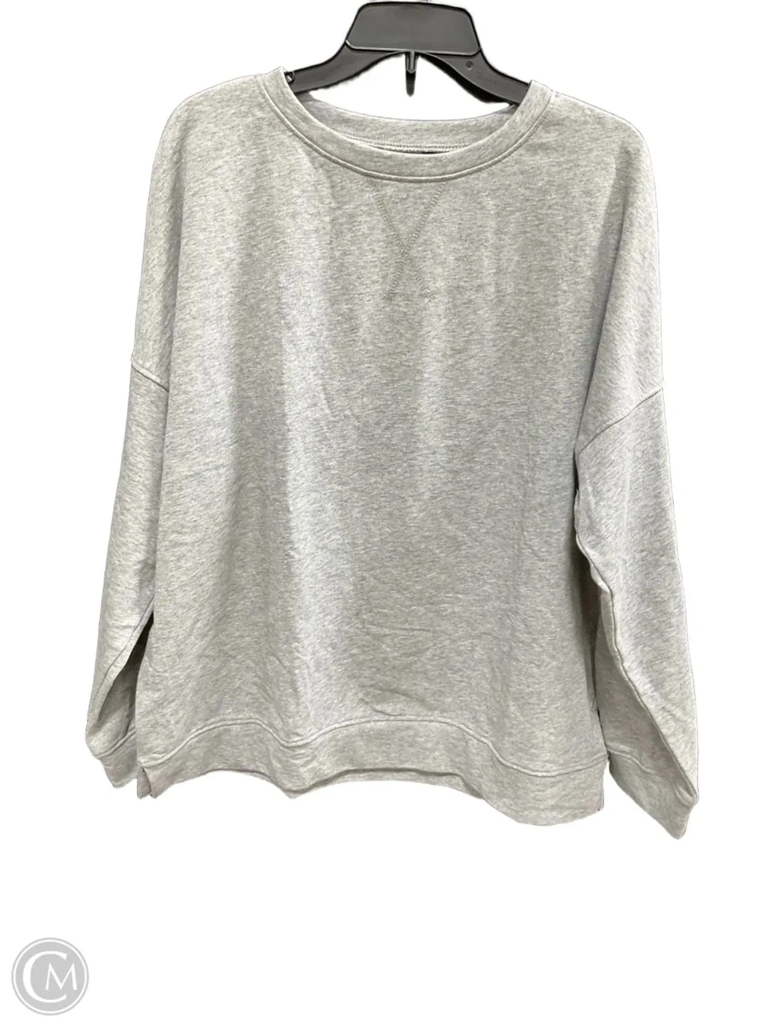 Athletic Sweatshirt Crewneck By Clothes Mentor In Grey, Size: Xl