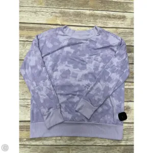 Athletic Sweatshirt Crewneck By Mondetta In Purple, Size: M