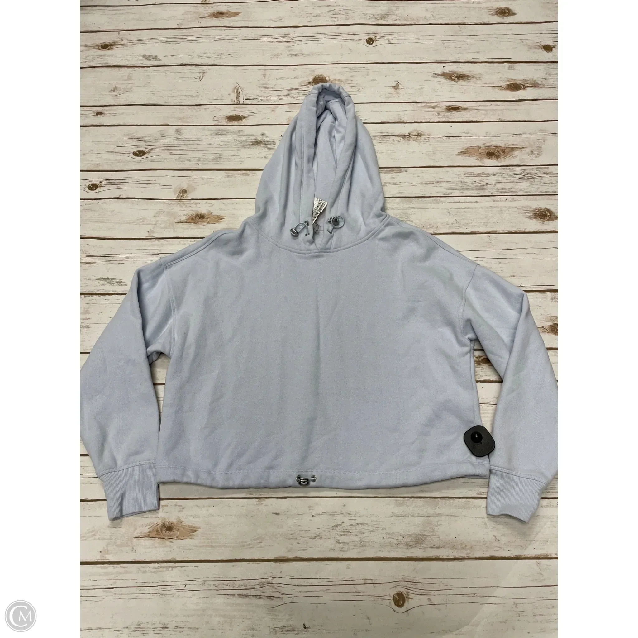 Athletic Sweatshirt Hoodie By Calvin Klein Performance In Blue, Size: S