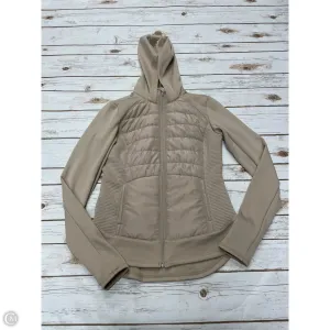 Athletic Sweatshirt Hoodie By Tek Gear In Tan, Size: S