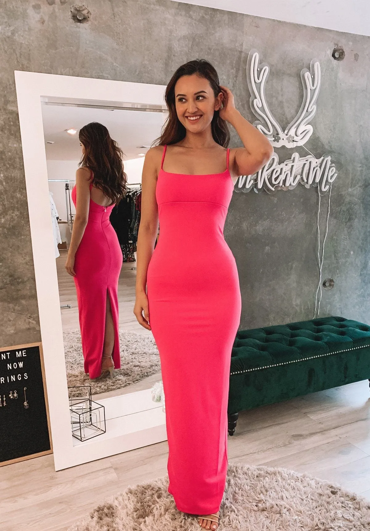 Bailey Gown - Hot Pink