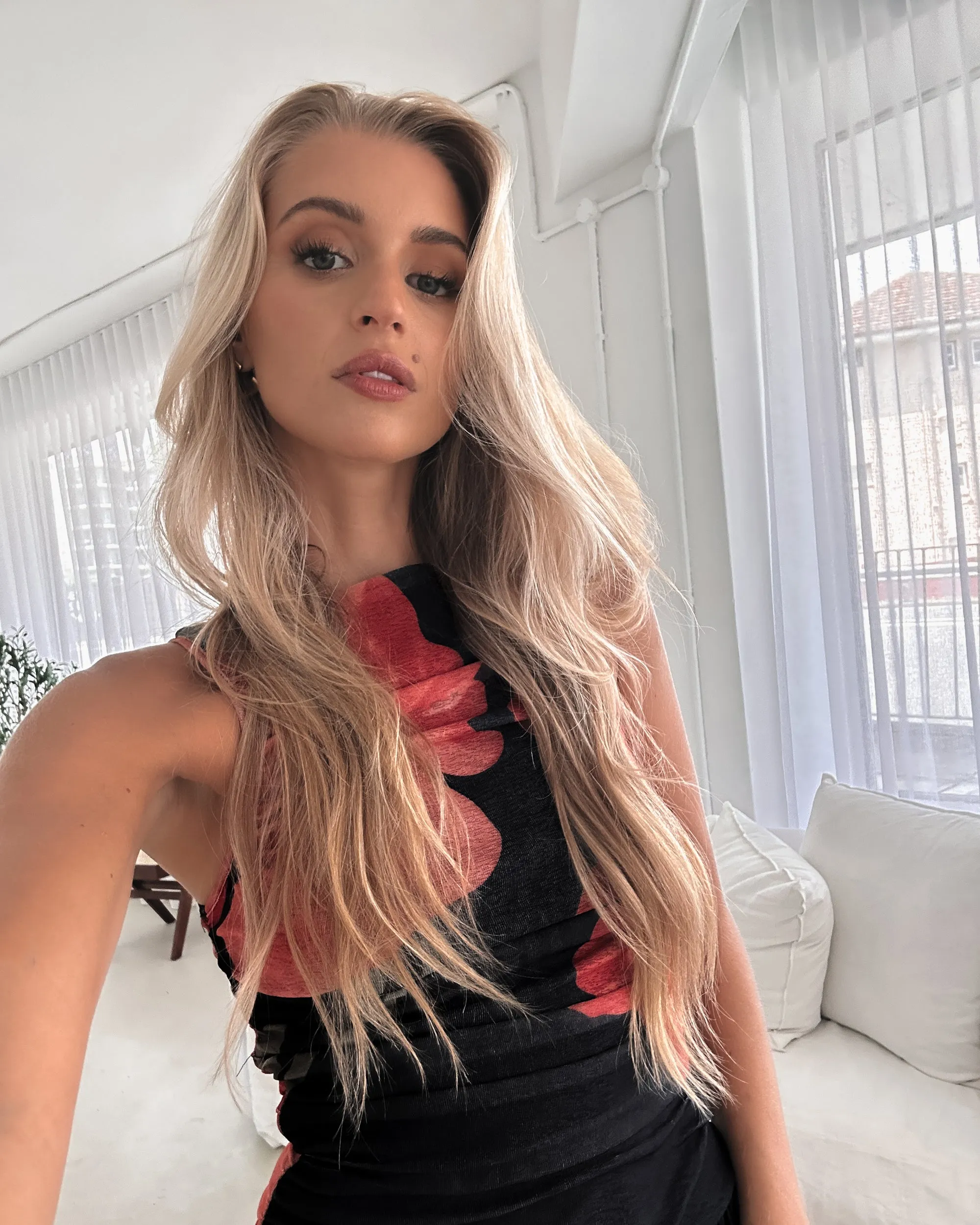 Balayage Dress - Black Floral