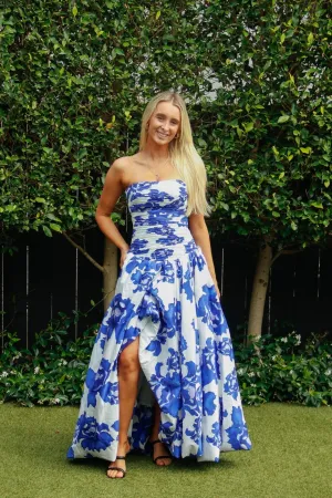 Behold Maxi Dress Cobalt