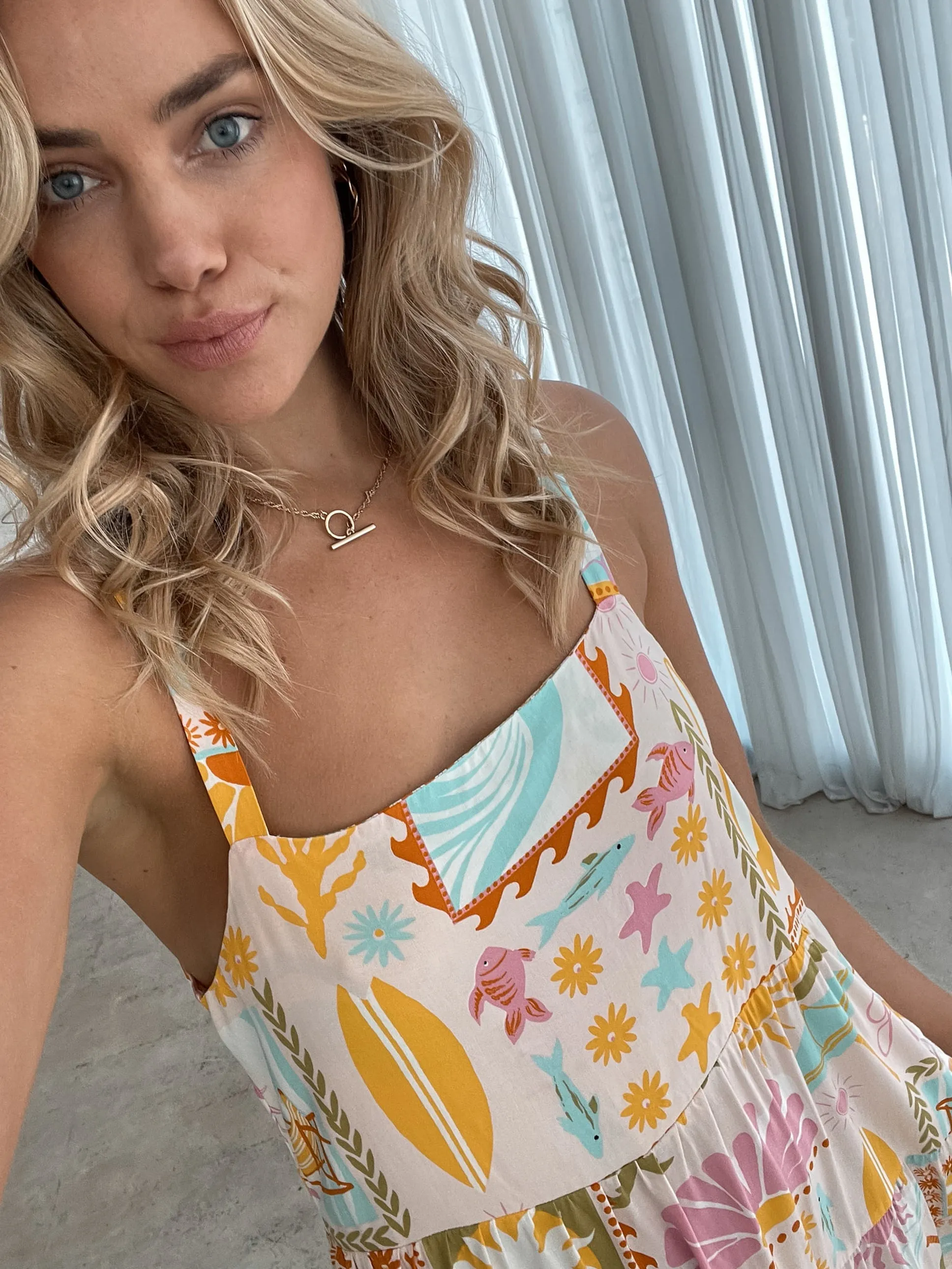 Bernelle Dress - Multi Print
