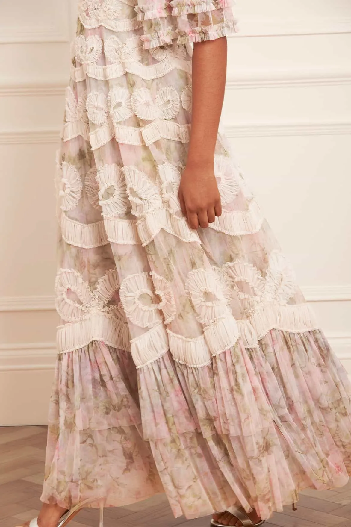 Bestseller Rose Powder Ingrid Gown NEEDLE THREAD  Dont Miss Out!