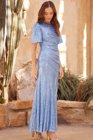 BestSelling Valentina Round Neck Gown NEEDLE THREAD  Stylish & Comfortable