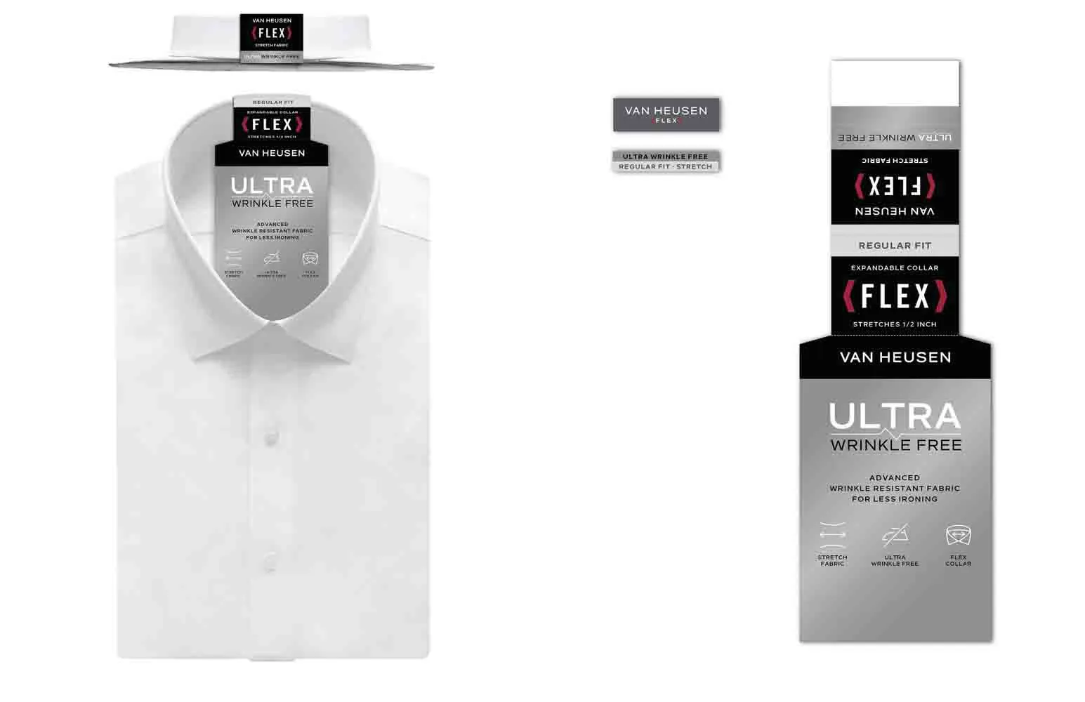 BestSelling Van Heusen Regular Fit Ultra Wrinkle Free Stretch FLEX Solid  Limited Stock!