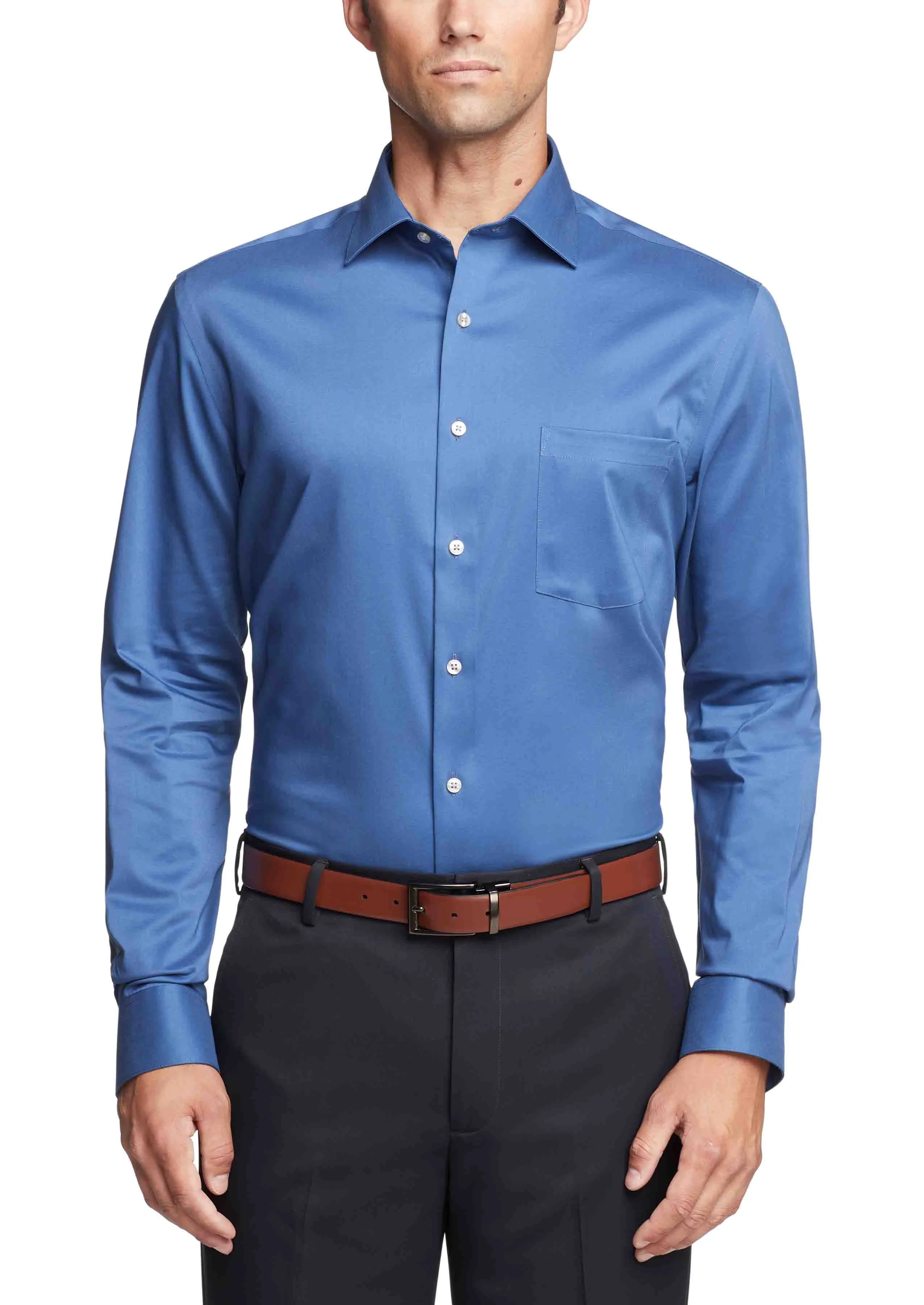 BestSelling Van Heusen Regular Fit Ultra Wrinkle Free Stretch FLEX Solid  Limited Stock!