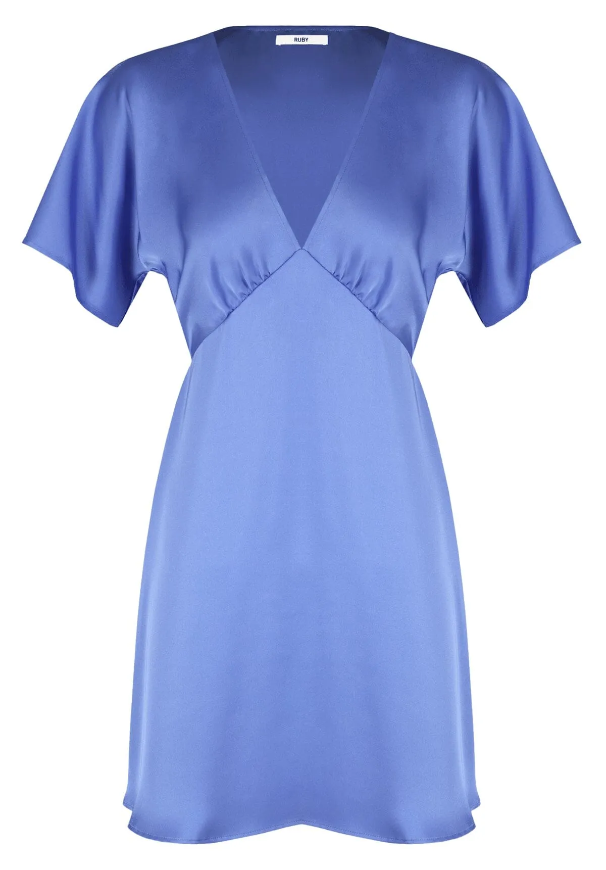 Bettina Satin Minidress - BLUE