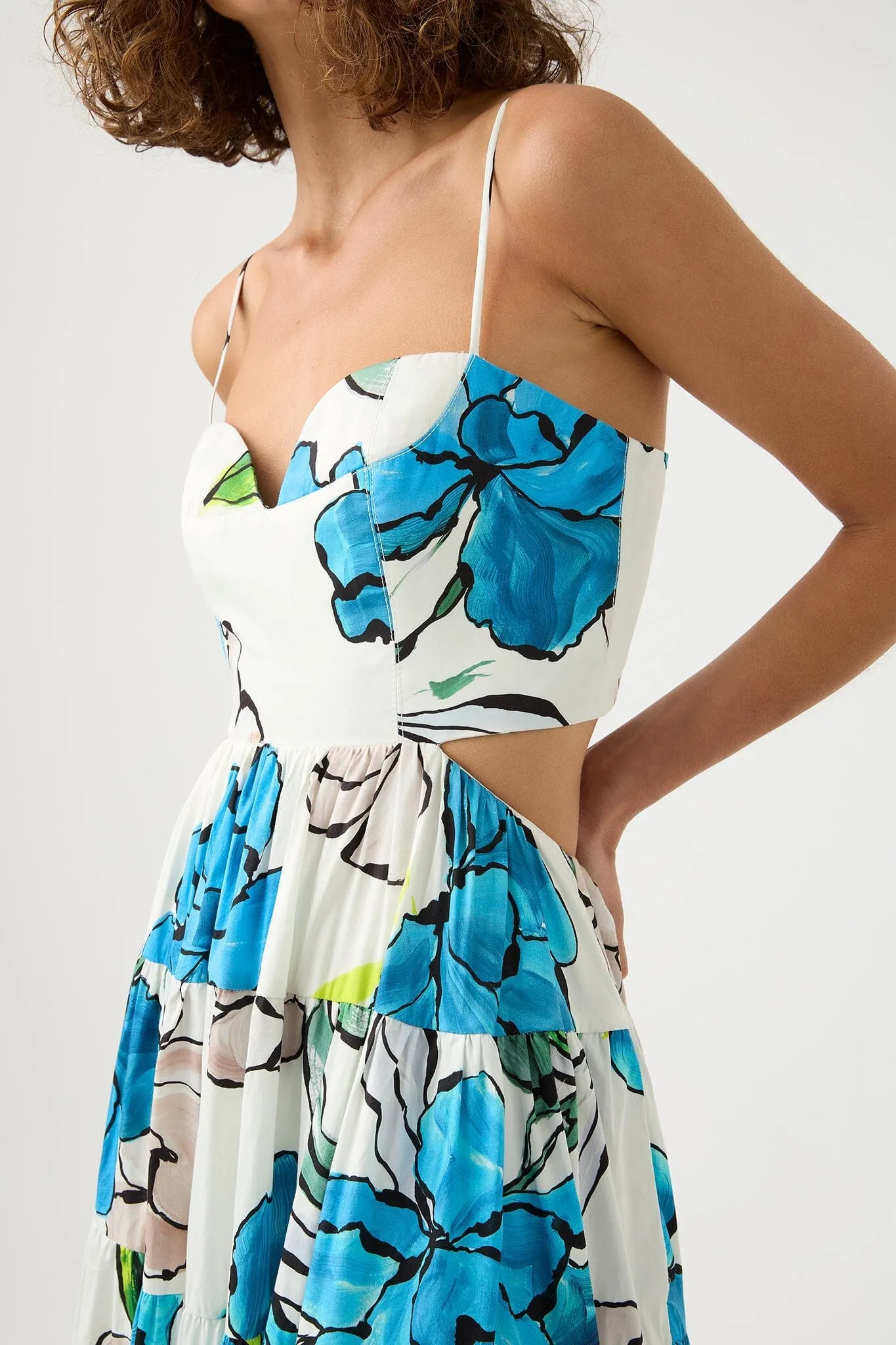 Botanical Tiered Maxi Dress