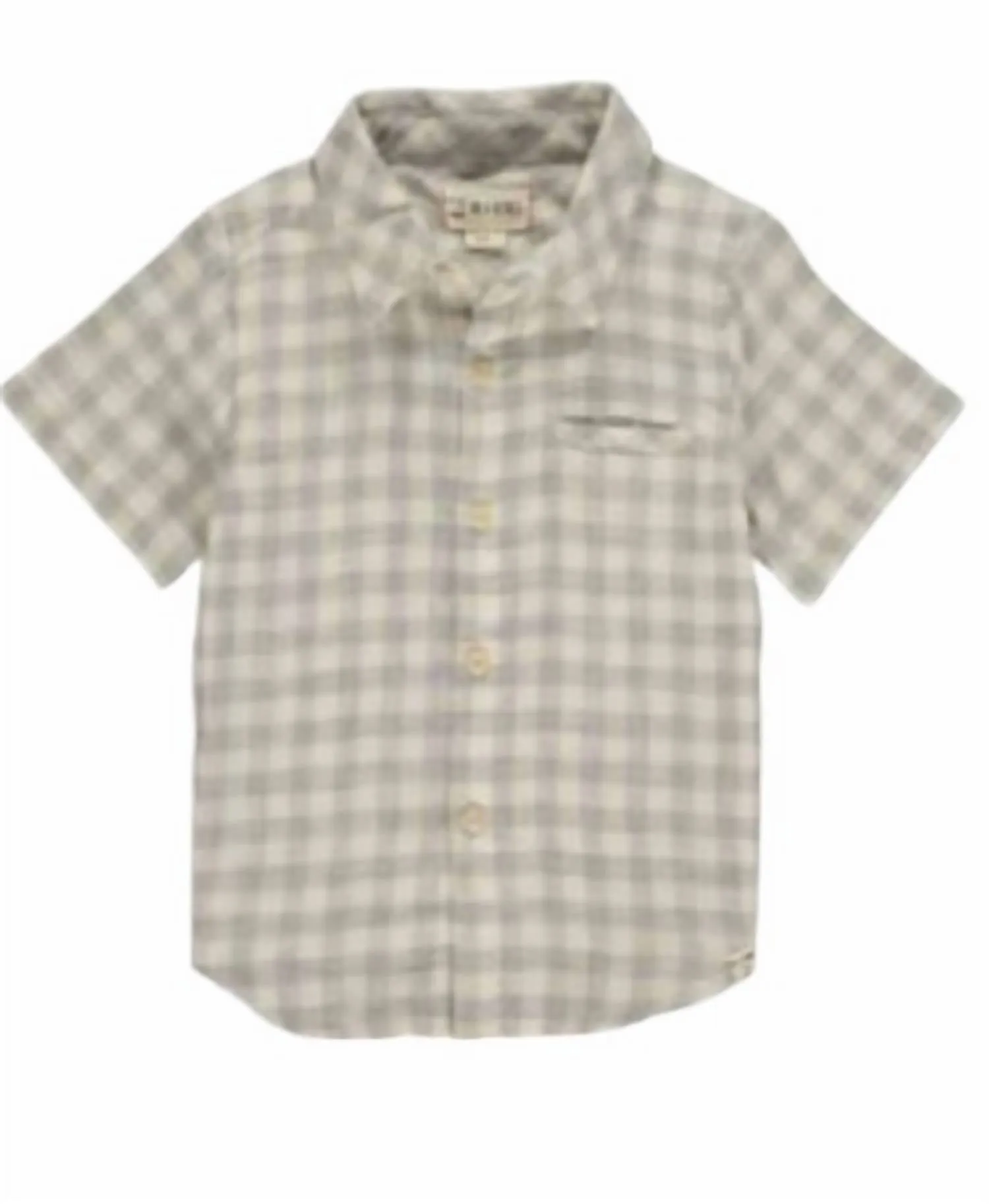 Boy's Newport Short Sleeve Shirt In Grey