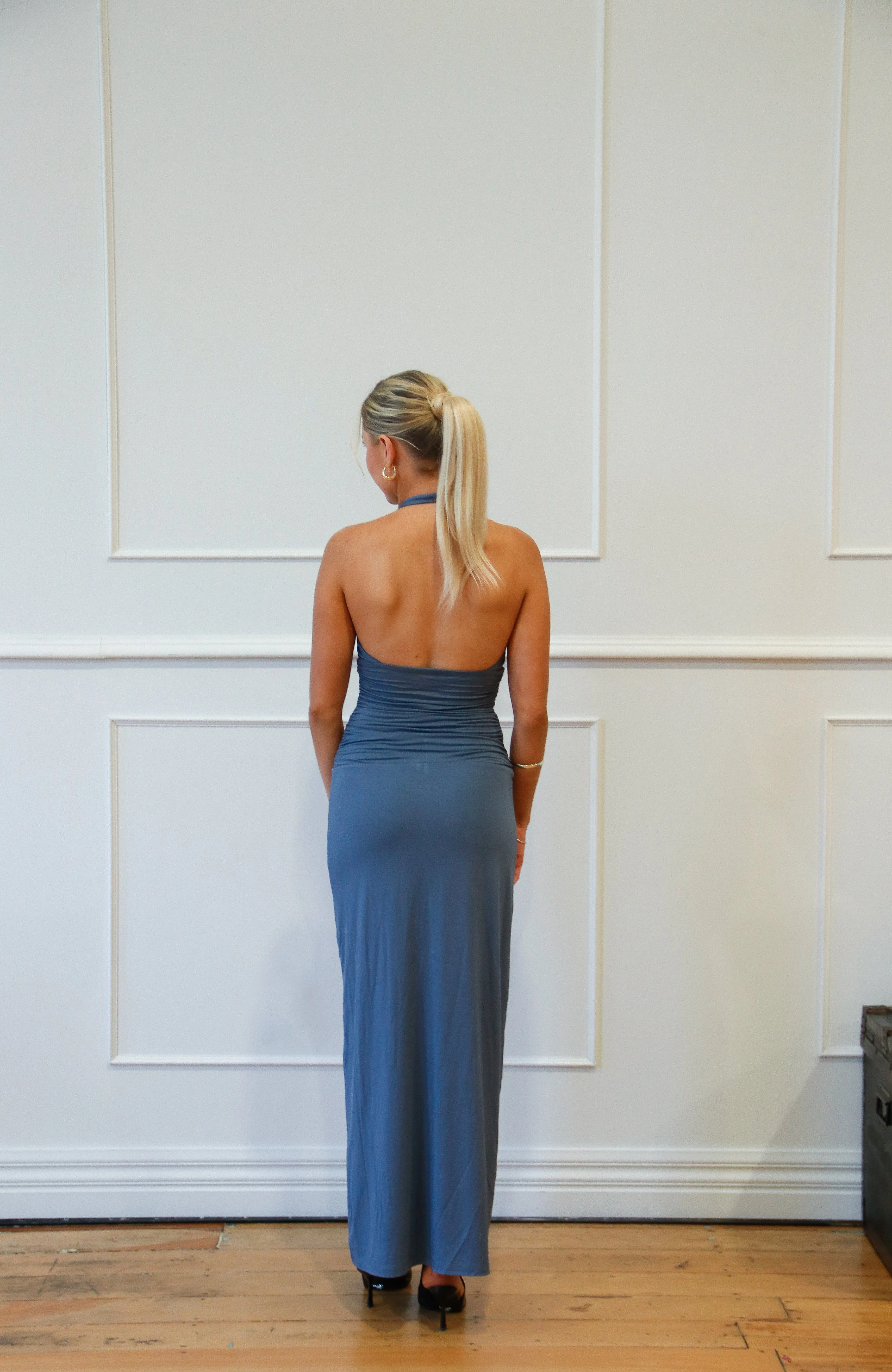 Brooklyn Dress - Blue Mist