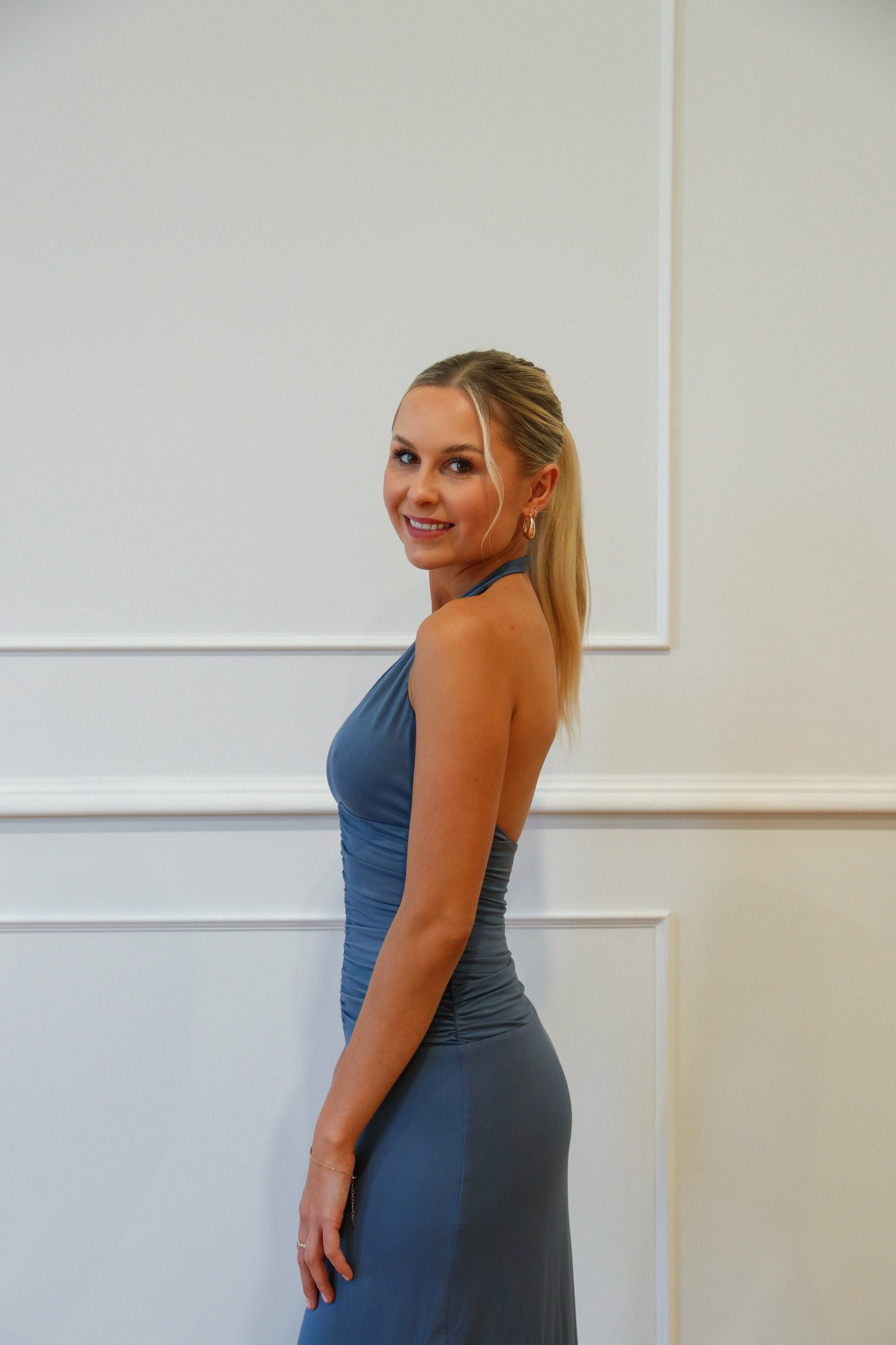 Brooklyn Dress - Blue Mist