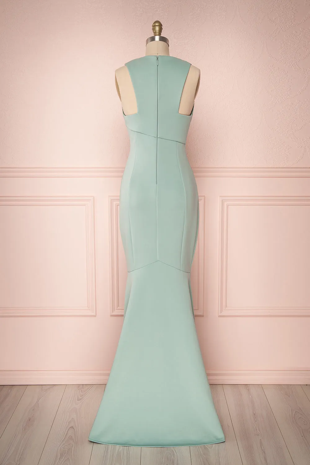 Camila Sage | Green Mermaid Gown