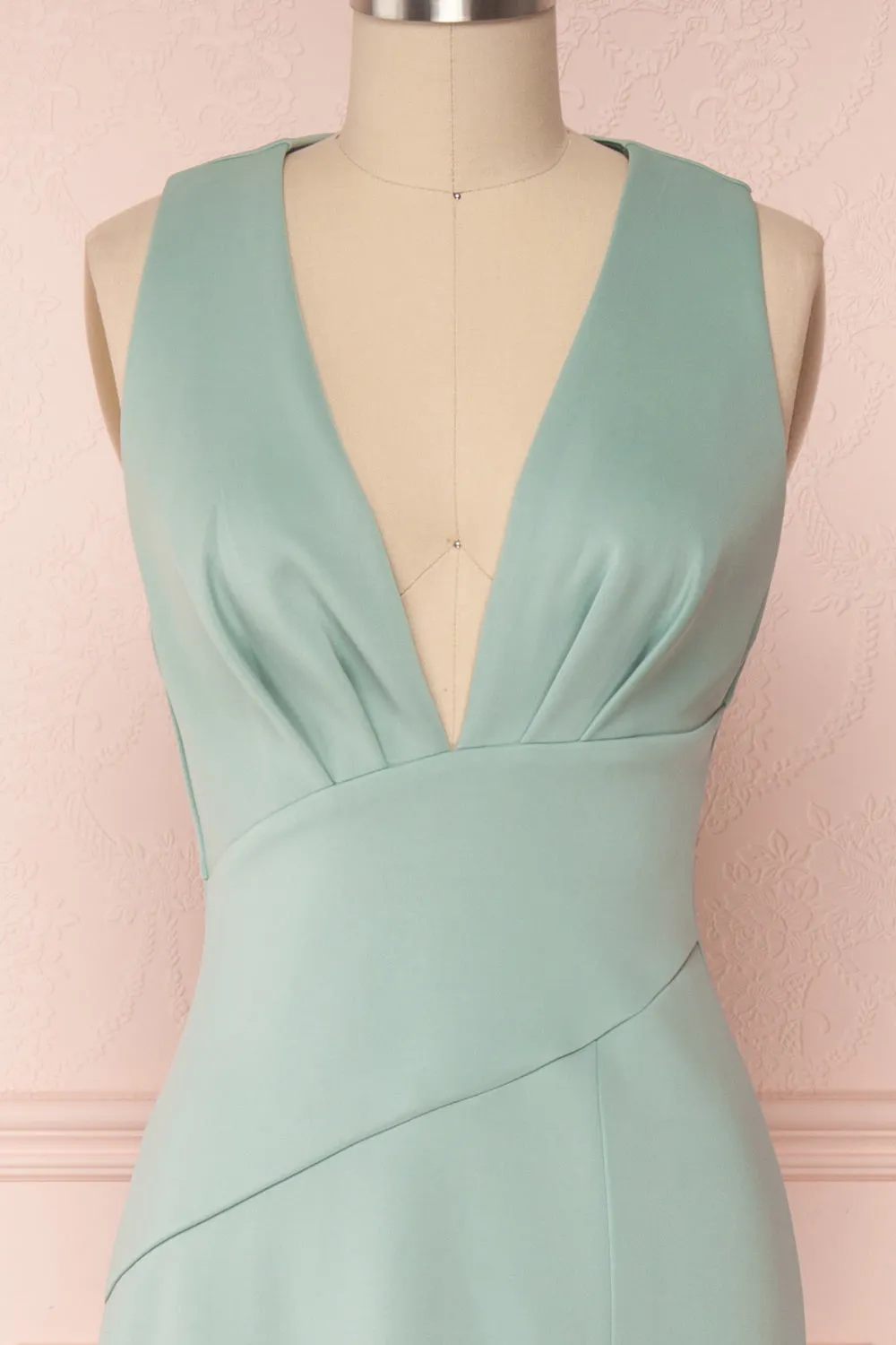 Camila Sage | Green Mermaid Gown