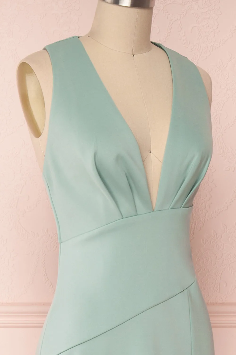 Camila Sage | Green Mermaid Gown