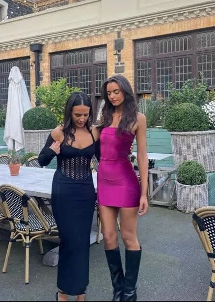 Camryn Mini Dress - Magenta