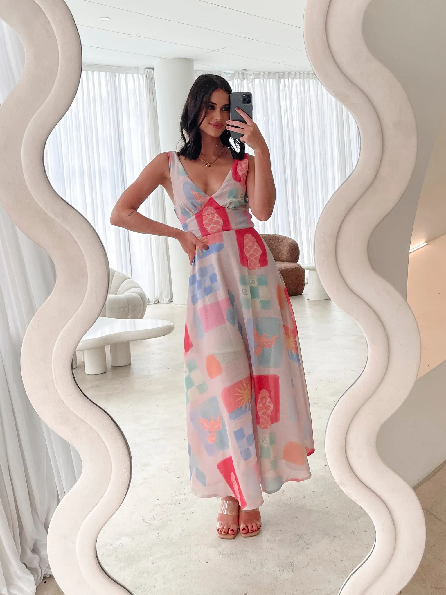 Carabella Dress - Multi Print
