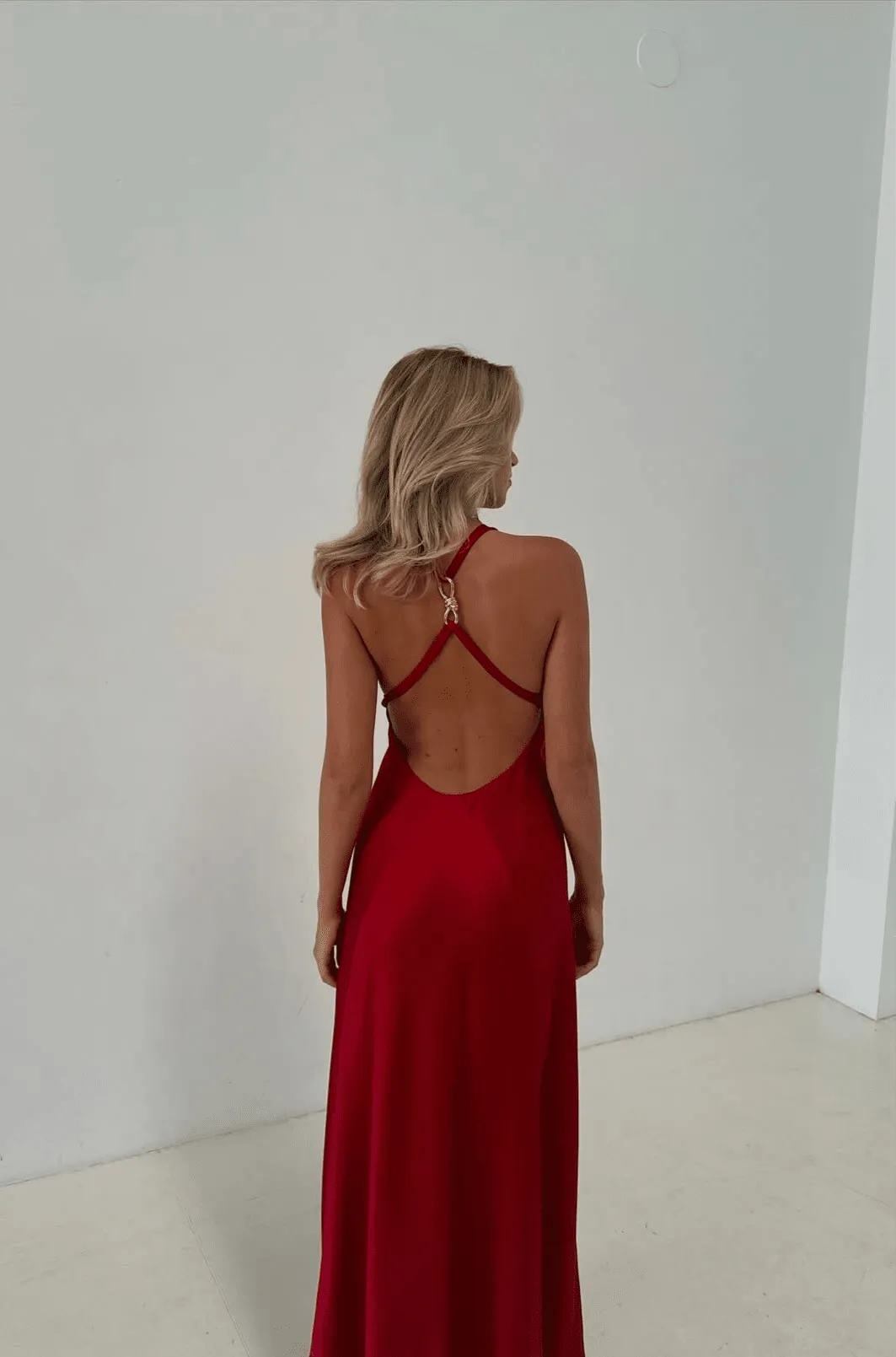 Charmed Cowl Slip Dress