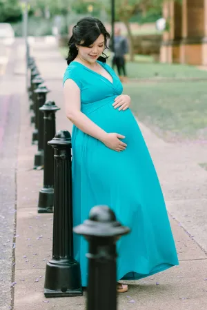 Chelsea Cotton Maxi - Teal