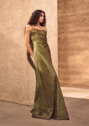 Clarice Draped Maxi Dress