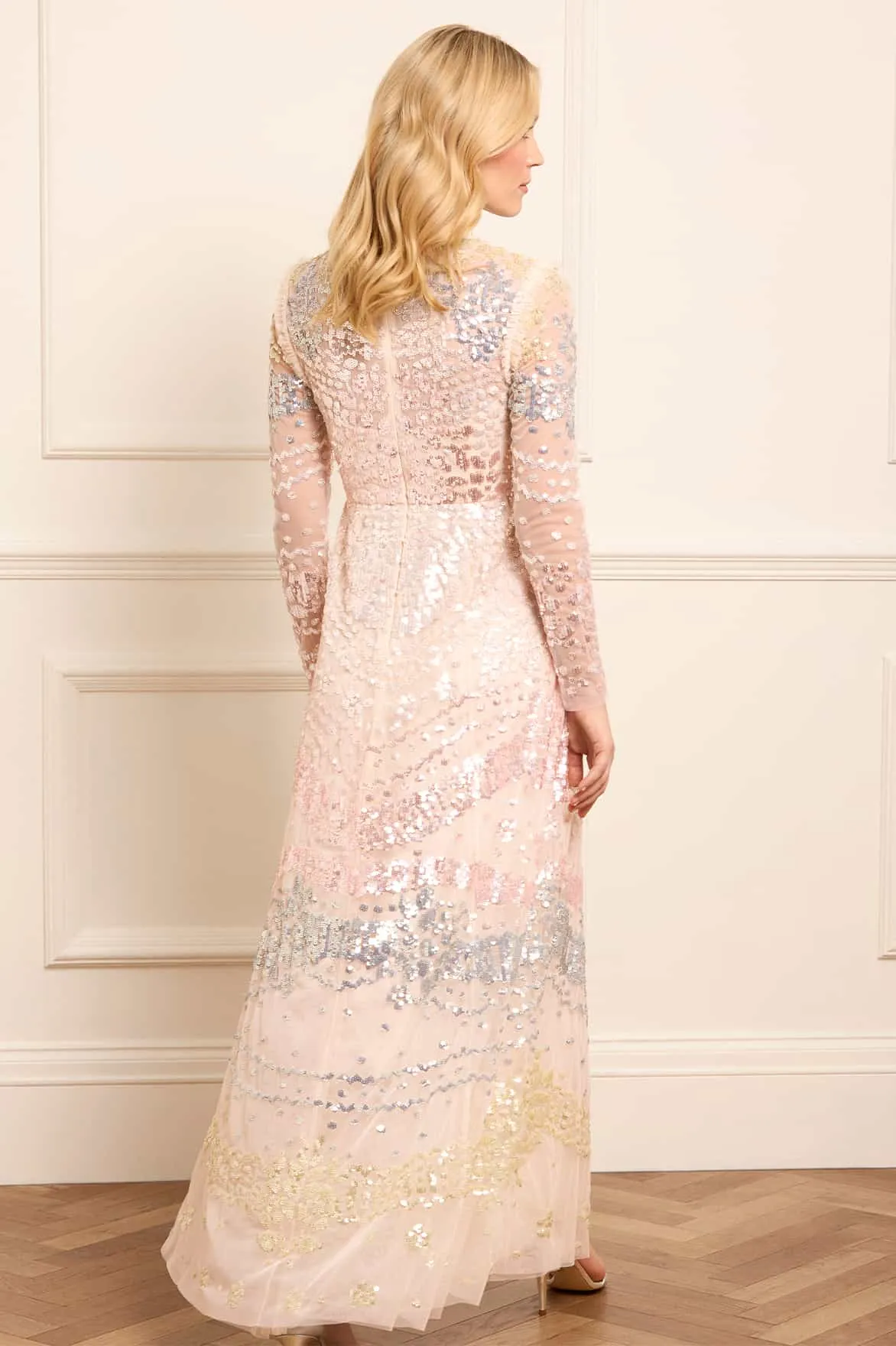 Clearance Price Angeline Sequin Gown NEEDLE THREAD  Almost Gone!