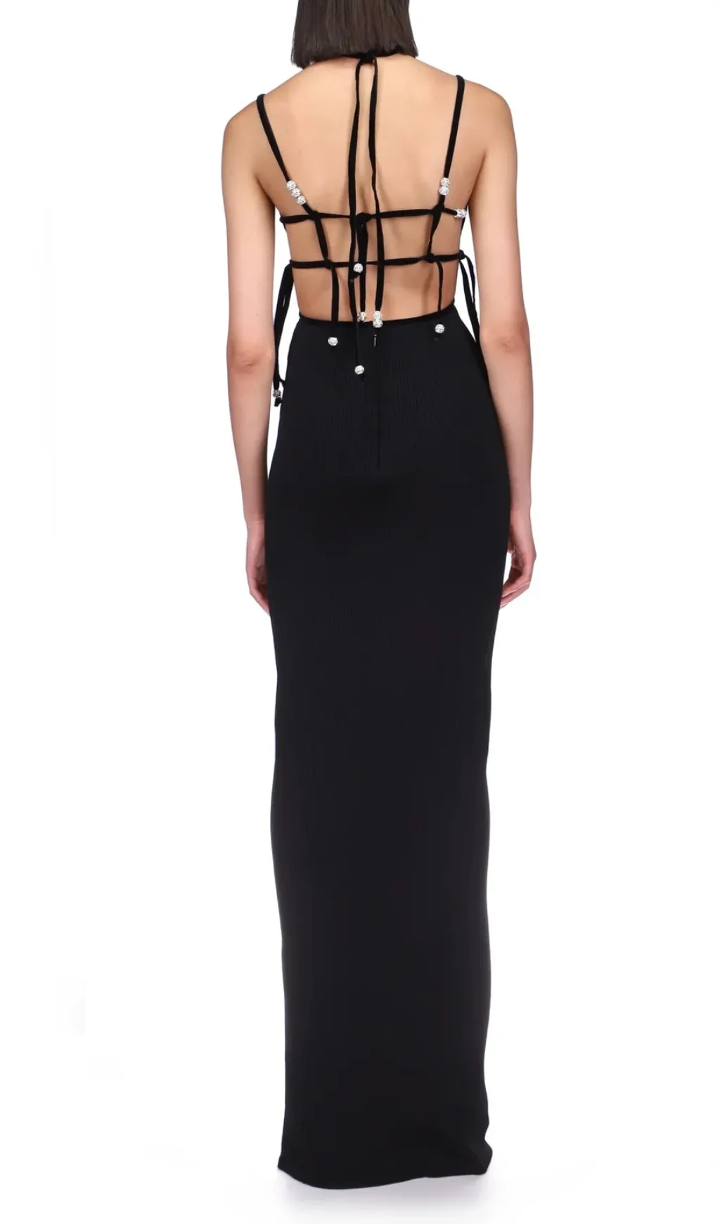 CRYSTAL BALL KNIT GOWN Gloria Lanvin
