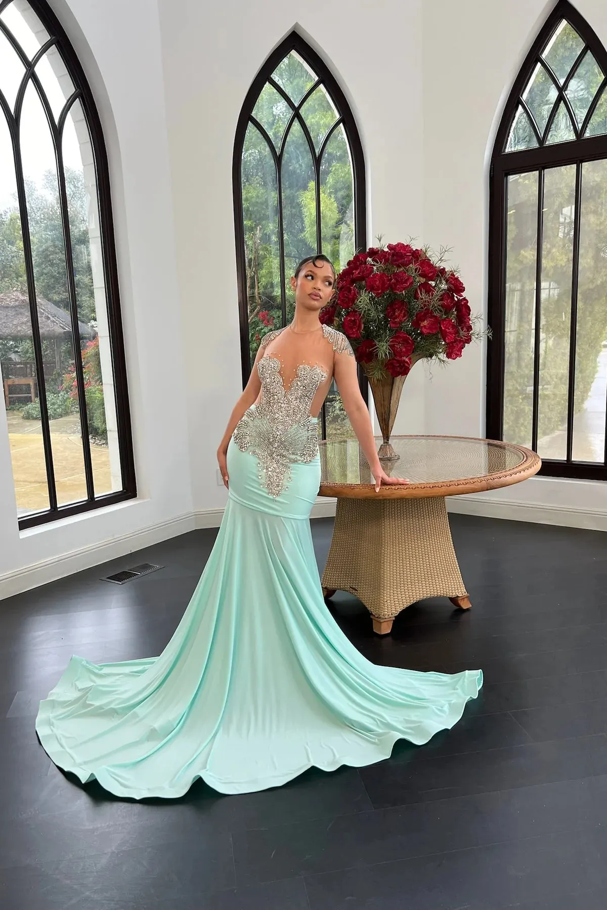 Dayan Gown Mint