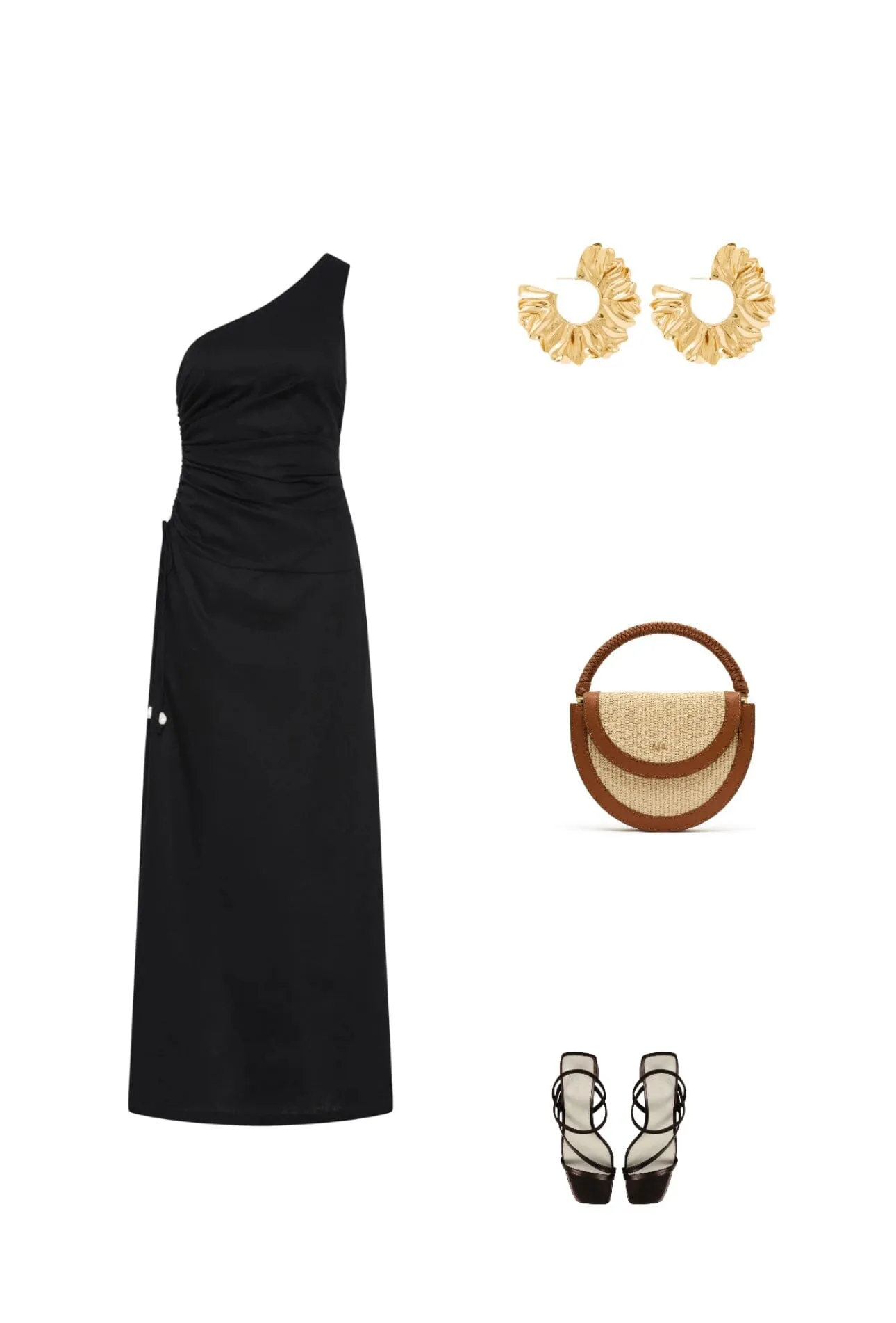 Daze One Shoulder Maxi Dress