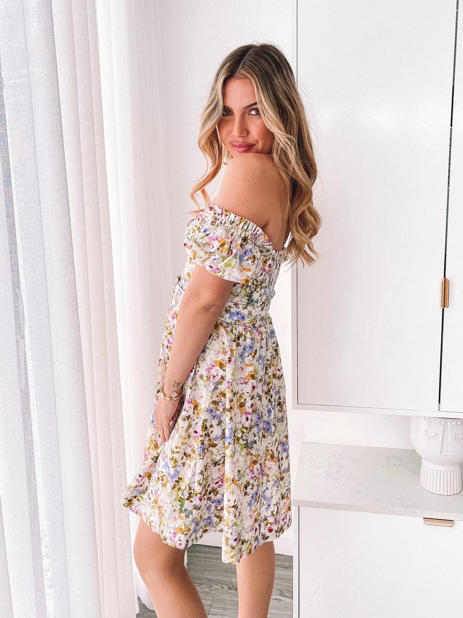 Devira Dress - Ditsy Lavender
