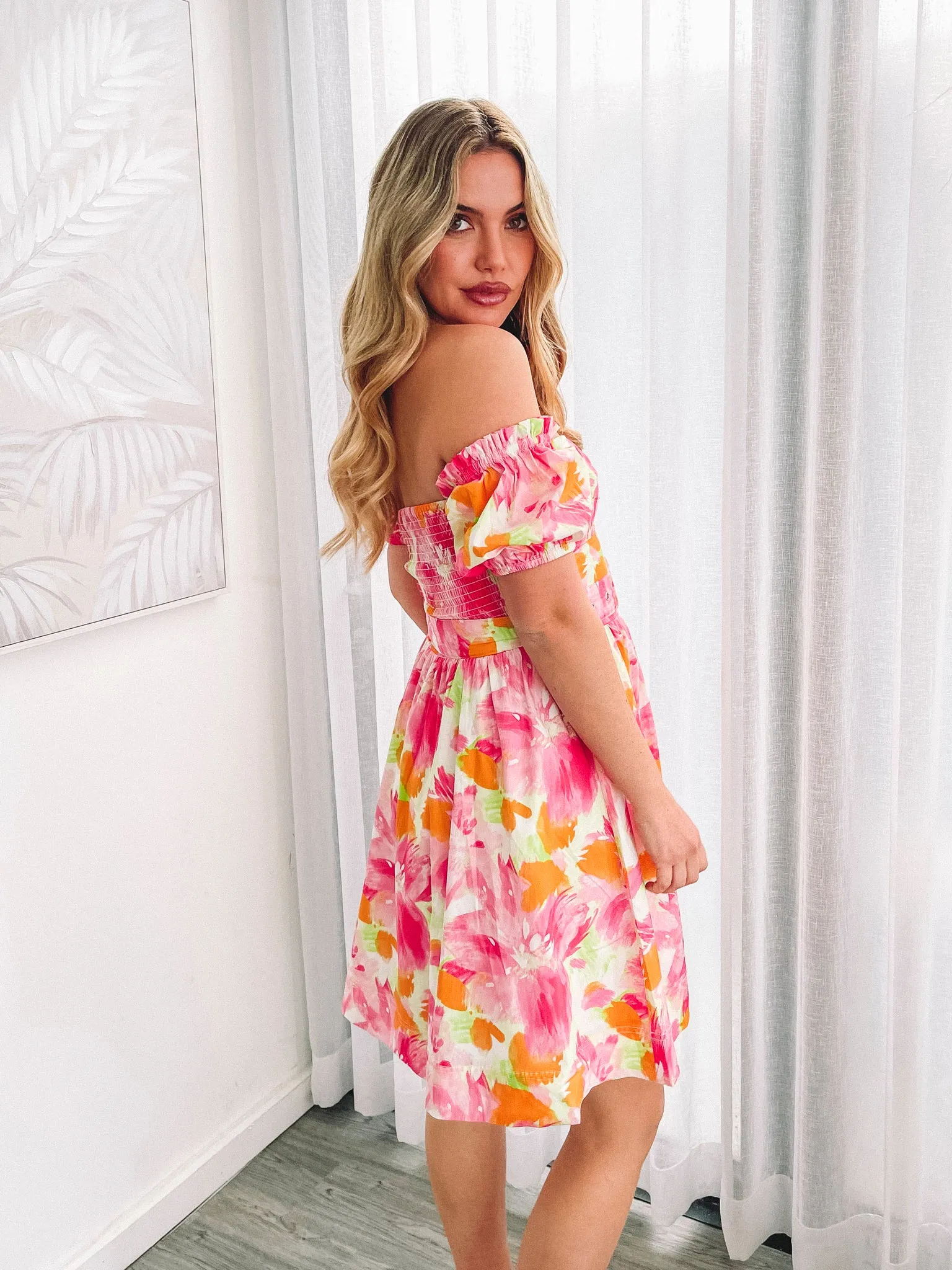 Devira Dress - Pink Blossom