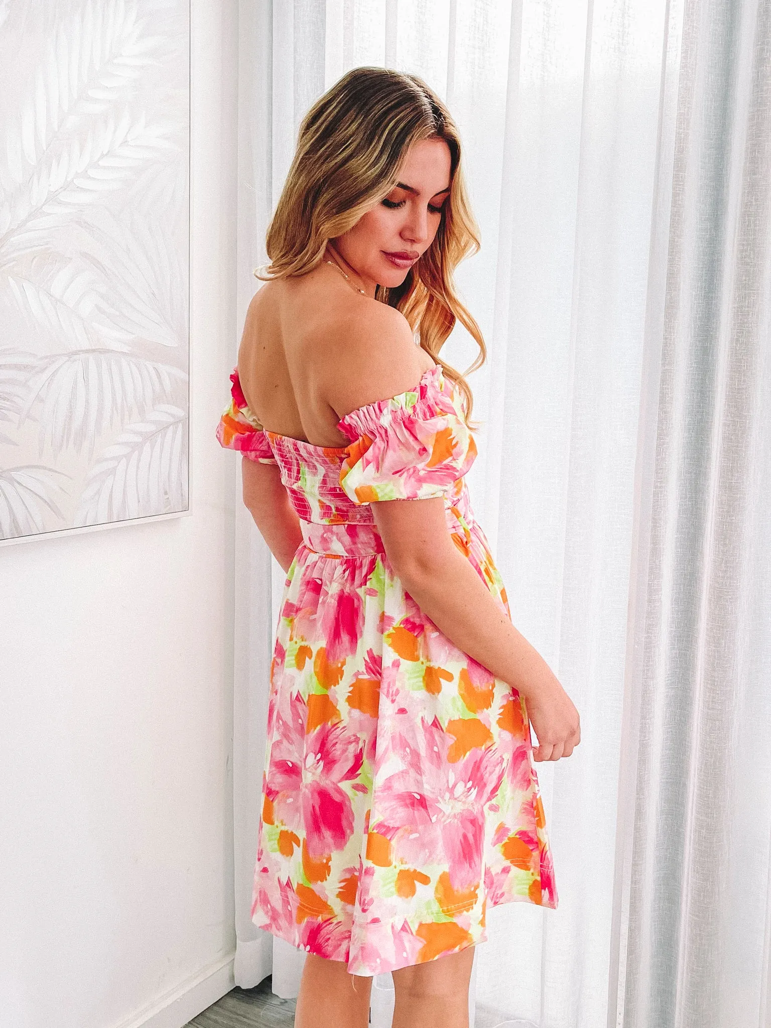Devira Dress - Pink Blossom