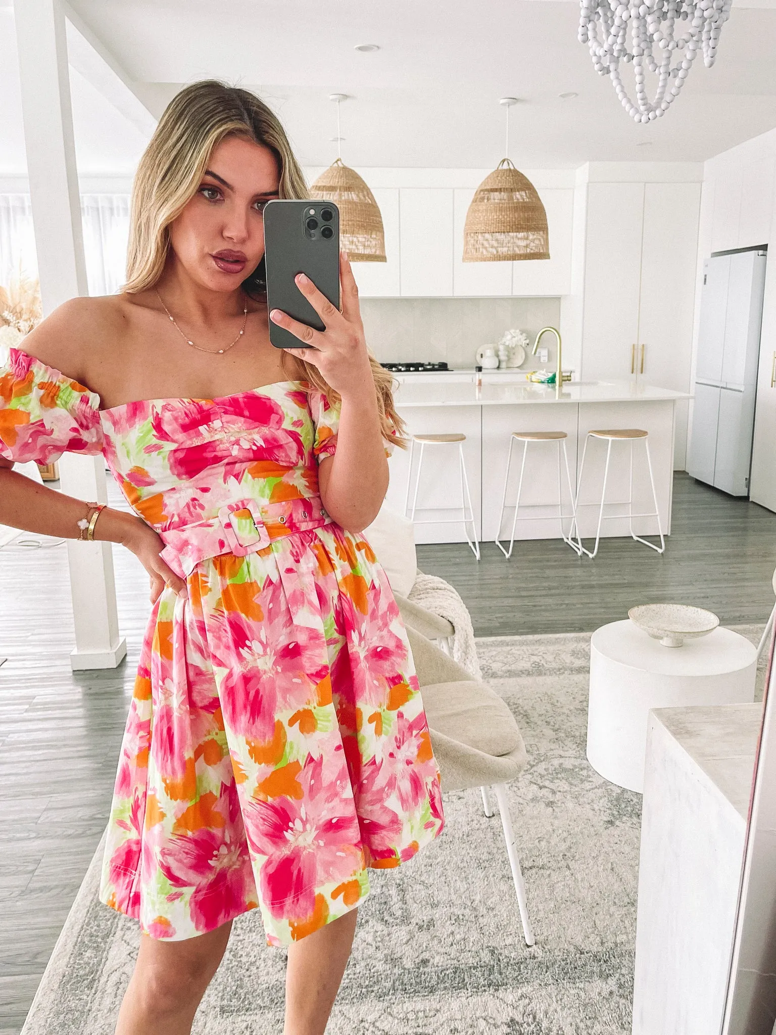 Devira Dress - Pink Blossom