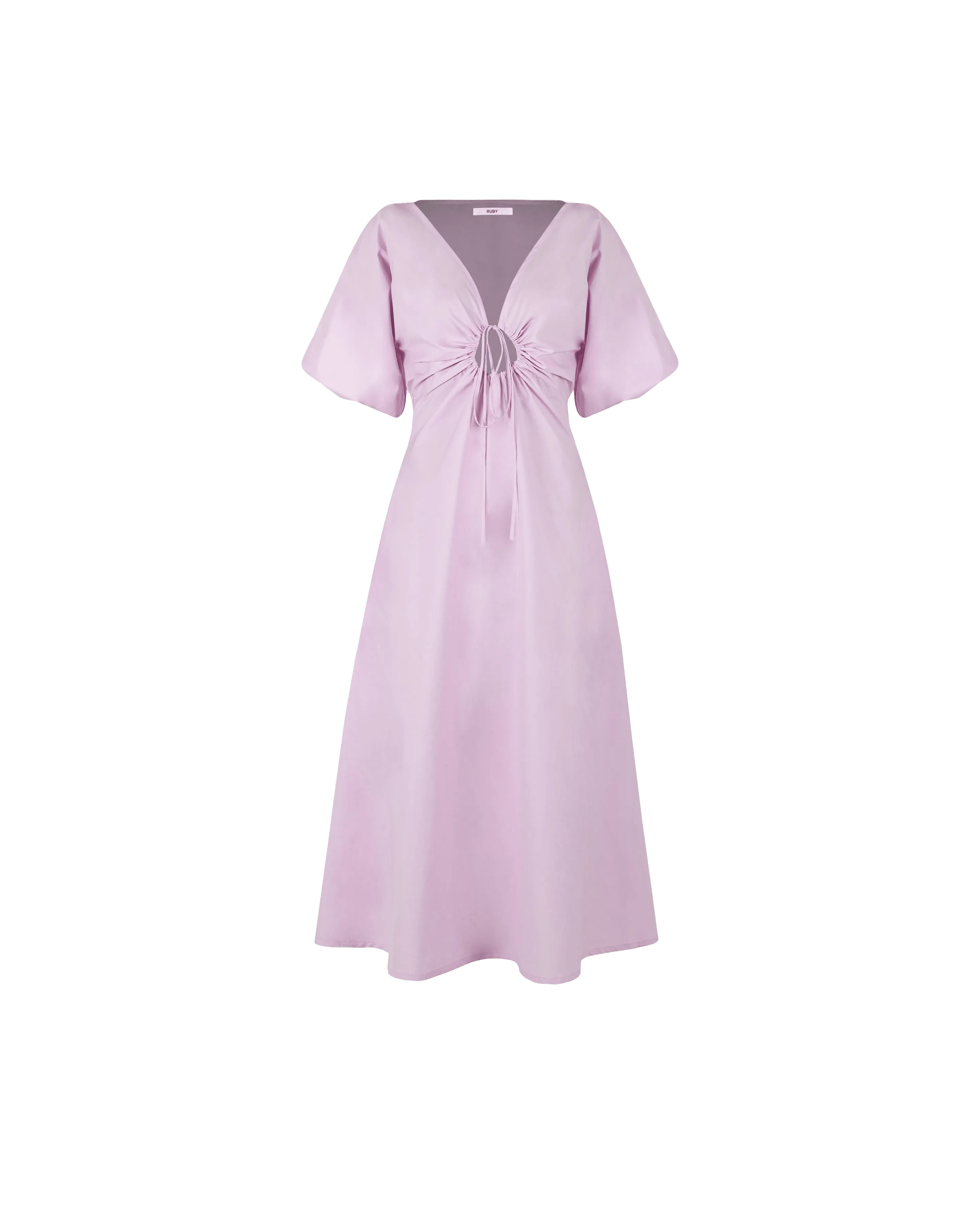 Donovan Tie Dress - Pink