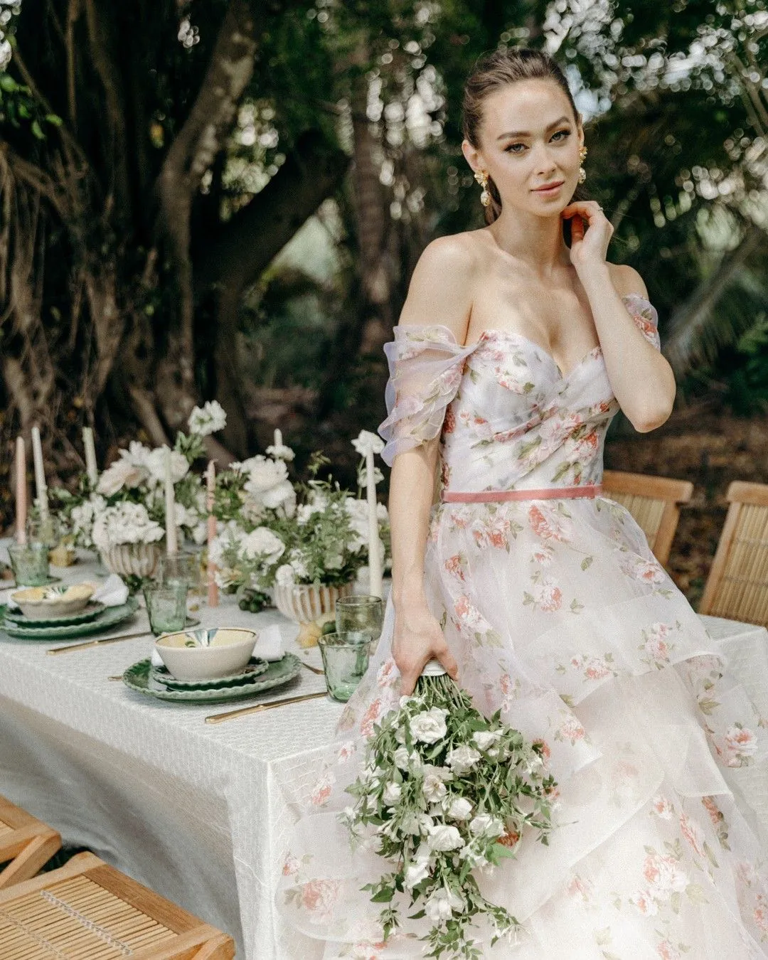 Doorbuster Wtoo Rosabel Floral Gown  Ends Soon!