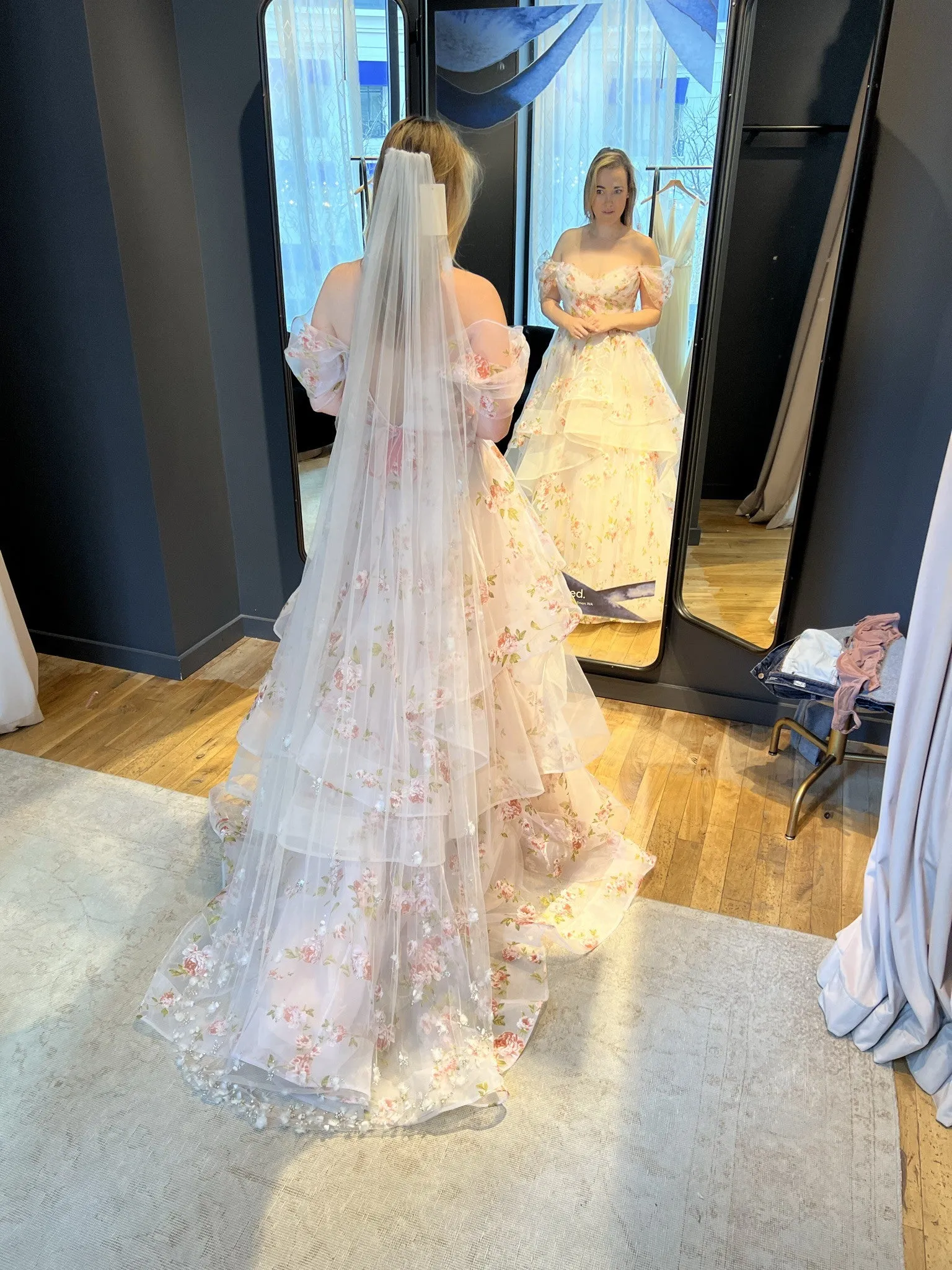 Doorbuster Wtoo Rosabel Floral Gown  Ends Soon!