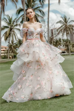 Doorbuster Wtoo Rosabel Floral Gown  Ends Soon!