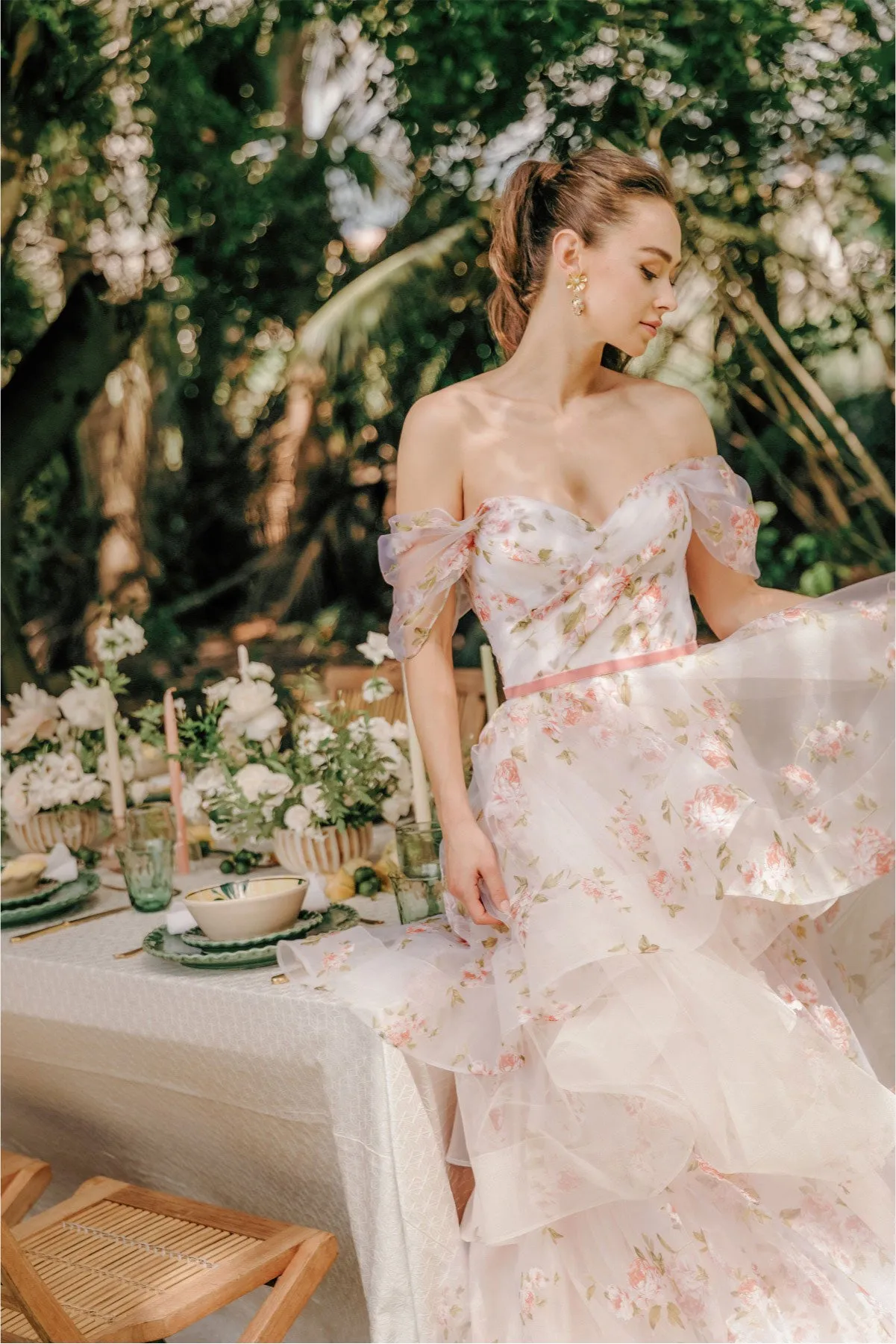 Doorbuster Wtoo Rosabel Floral Gown  Ends Soon!