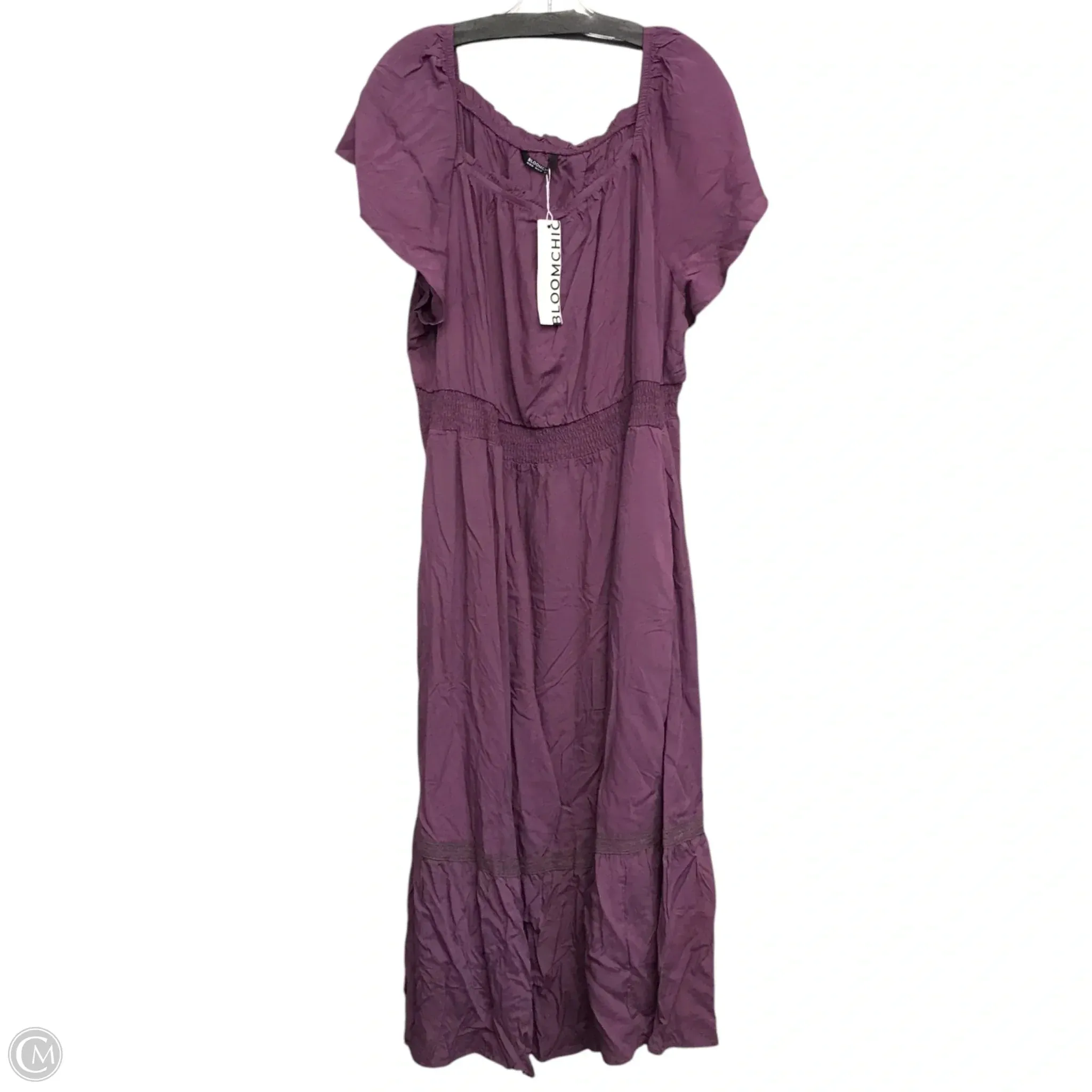 Dress Casual Maxi By Bloomchic In Purple, Size: 3x