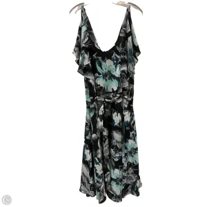 Dress Casual Maxi By Lane Bryant In Black & Blue, Size: 4x